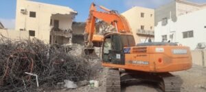 هدم مباني في جده