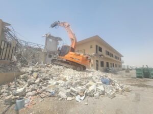 هدم مباني في جده
